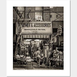 Old Vintage New York City Manhattan Street Posters and Art